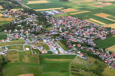 Photographie aérienne de Moosthenning dans le département Bavière, Allemagne