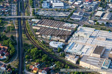 Photographie aérienne de SEW-EURODRIVE GmbH & Co KG – Usine de fabrication et SCC Mécanique/Mécatronique à le quartier Graben in Graben-Neudorf dans le département Bade-Wurtemberg, Allemagne