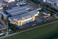 Vue aérienne de Bernhard Zabler GmbH & Co. KG à Bruchsal dans le département Bade-Wurtemberg, Allemagne