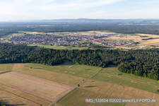 Vue aérienne de Hambrücken dans le département Bade-Wurtemberg, Allemagne