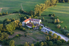 Photographie aérienne de Hôtel Zeiskamer Mühle à Zeiskam dans le département Rhénanie-Palatinat, Allemagne