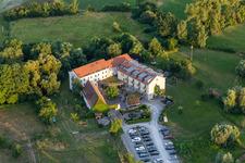 Vue oblique de Hôtel Zeiskamer Mühle à Zeiskam dans le département Rhénanie-Palatinat, Allemagne
