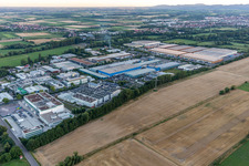 Landau in der Pfalz dans le département Rhénanie-Palatinat, Allemagne depuis l'avion