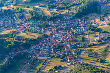 Quartier Gossersweiler in Gossersweiler-Stein dans le département Rhénanie-Palatinat, Allemagne vue du ciel