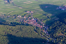 Leinsweiler dans le département Rhénanie-Palatinat, Allemagne vue du ciel