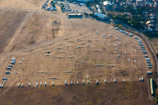 Vue aérienne de Réunion planeur à l'aérodrome de Lachen - Speyerdorf à le quartier Speyerdorf in Neustadt an der Weinstraße dans le département Rhénanie-Palatinat, Allemagne