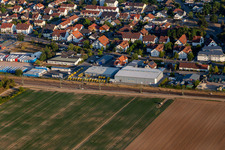 Haßloch dans le département Rhénanie-Palatinat, Allemagne vue d'en haut