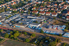Vue aérienne de Produits d'isolation réfractaire Hildebrand GmbH à Haßloch dans le département Rhénanie-Palatinat, Allemagne