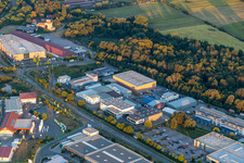 Vue aérienne de Sanitätshaus Römer GmbH & Co. KG à le quartier Herxheim in Herxheim bei Landau dans le département Rhénanie-Palatinat, Allemagne