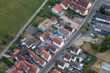 Vue aérienne de Nouveaux bâtiments Saarstr à Kandel dans le département Rhénanie-Palatinat, Allemagne
