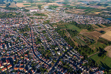 Schifferstadt dans le département Rhénanie-Palatinat, Allemagne hors des airs