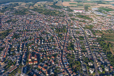 Schifferstadt dans le département Rhénanie-Palatinat, Allemagne vue d'en haut