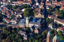 Vue aérienne de Musée historique du Palatinat à Speyer dans le département Rhénanie-Palatinat, Allemagne