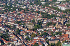 Vue aérienne de Église commémorative de la Protestation et Saint-Joseph à Speyer dans le département Rhénanie-Palatinat, Allemagne
