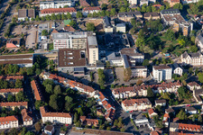 Vue aérienne de Hôpital de la Fondation des Diaconesses Speyer à Speyer dans le département Rhénanie-Palatinat, Allemagne