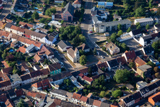 Vue aérienne de Communauté de l'Église évangélique Philippsburg à Philippsburg dans le département Bade-Wurtemberg, Allemagne