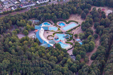 Vue aérienne de Parc de baignade Wörth am Rhein à Wörth am Rhein dans le département Rhénanie-Palatinat, Allemagne