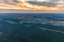 Vue oblique de Kandel dans le département Rhénanie-Palatinat, Allemagne