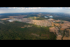 Photographie aérienne de Quartier Neudorf in Graben-Neudorf dans le département Bade-Wurtemberg, Allemagne