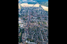 Enregistrement par drone de Quartier Blankenloch in Stutensee dans le département Bade-Wurtemberg, Allemagne