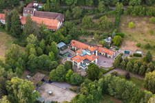 Vue aérienne de Villa à Hainbach à Gleisweiler dans le département Rhénanie-Palatinat, Allemagne