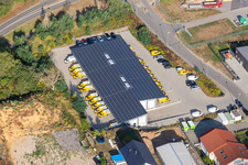 Vue aérienne de Centre de distribution DHL Im Wernersgrund 2 à Bad Bergzabern dans le département Rhénanie-Palatinat, Allemagne