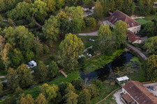 Photographie aérienne de Camping SAS Forge de Sainte Marie à Thonnance-les-Moulins dans le département Haute Marne, France