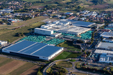 Vue aérienne de Circuit de Formule 1 Ferrari, Pista di Fiorano, Circuito di Fiorano à Fiorano Modenese dans le département Modena, Italie