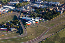 Vue aérienne de Fiorano Modenese dans le département Modena, Italie