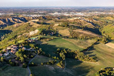 Vue aérienne de Quartier Villa in Fiorano Modenese dans le département Modena, Italie