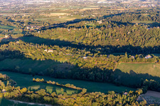 Photographie aérienne de Sanctuaire de la Bienheureuse Vierge Marie de Lourdes en Montericco à le quartier Montericco in Albinea dans le département Reggio Emilia, Italie