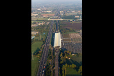 Photographie aérienne de Gare de Reggio d'Émilie AV Mediopadana à Reggio nell’Emilia dans le département Reggio Emilia, Italie