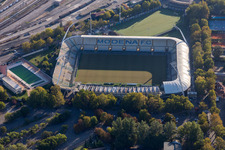 Vue aérienne de Stade Alberto Braglia du Modena Football Club sr à Modena dans le département Modena, Italie