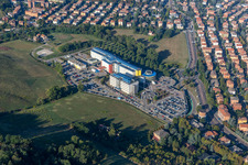 Vue aérienne de Nouvel Hôpital Civil de Sassuolo à Sassuolo dans le département Modena, Italie