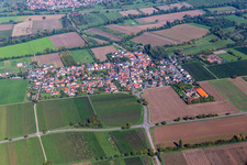 Vue aérienne de Großfischlingen dans le département Rhénanie-Palatinat, Allemagne