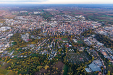 Vue d'oiseau de Landau in der Pfalz dans le département Rhénanie-Palatinat, Allemagne