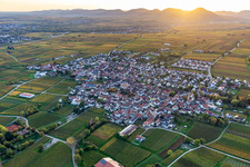 Quartier Nußdorf in Landau in der Pfalz dans le département Rhénanie-Palatinat, Allemagne d'en haut
