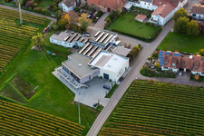 Vue aérienne de Vinothek Weingut Sauer à Nußdorf à le quartier Nußdorf in Landau in der Pfalz dans le département Rhénanie-Palatinat, Allemagne