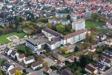 Vue aérienne de Hôpital Asclépios à Kandel dans le département Rhénanie-Palatinat, Allemagne