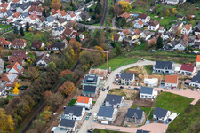 Nouvelle zone de développement K2 à Kandel dans le département Rhénanie-Palatinat, Allemagne depuis l'avion
