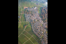 Vue d'oiseau de Quartier Godramstein in Landau in der Pfalz dans le département Rhénanie-Palatinat, Allemagne