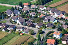 Enregistrement par drone de Niederlauterbach dans le département Bas Rhin, France