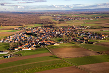 Image drone de Salmbach dans le département Bas Rhin, France