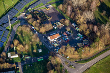 Vue aérienne de Décharge d'élimination des déchets Berg à Berg dans le département Rhénanie-Palatinat, Allemagne