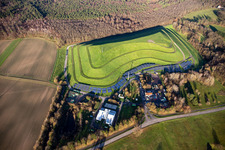 Vue oblique de Décharge à Berg dans le département Rhénanie-Palatinat, Allemagne