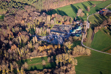 Vue oblique de Pépinière Bienwald à Berg dans le département Rhénanie-Palatinat, Allemagne