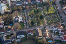 Vue aérienne de Cimetière à Kandel dans le département Rhénanie-Palatinat, Allemagne