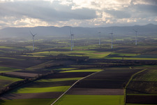 Photographie aérienne de Parc éolien Freckenfeld à Freckenfeld dans le département Rhénanie-Palatinat, Allemagne