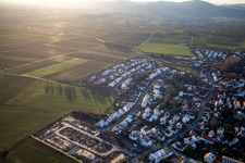 Vue aérienne de De l'est à le quartier Mörzheim in Landau in der Pfalz dans le département Rhénanie-Palatinat, Allemagne
