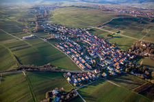 Vue aérienne de De l'est à le quartier Wollmesheim in Landau in der Pfalz dans le département Rhénanie-Palatinat, Allemagne